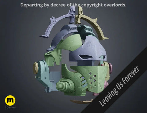 Space Marine Helmet - Tactical Relic