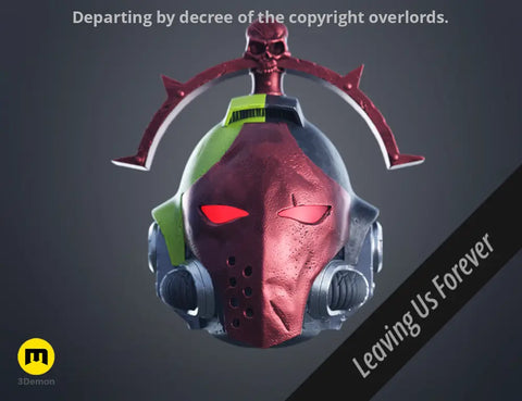 Space Marine Helmet - Tactical Relic