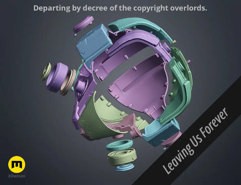 Space Marine Helmet - Vanguard Phobos