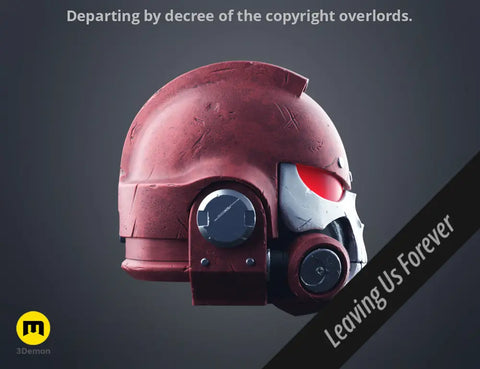 Space Marine Helmet - Vanguard Phobos