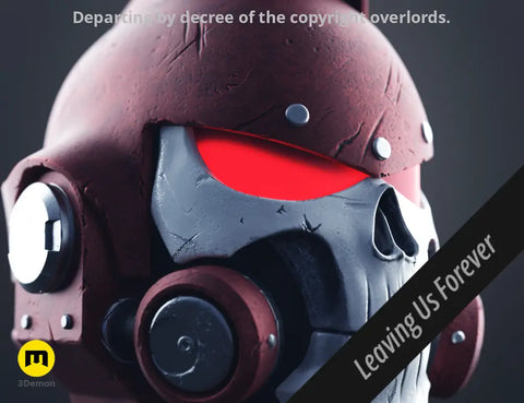 Space Marine Helmet - Vanguard Phobos