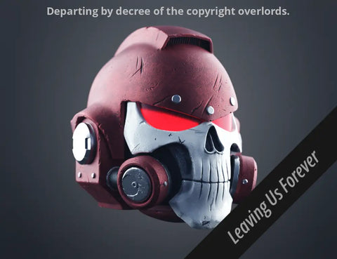 Space Marine Helmet - Vanguard Phobos