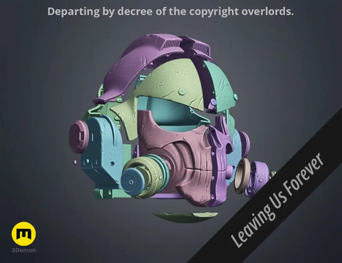 Space Marine Helmet - Vanguard Phobos