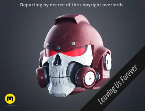 Space Marine Helmet - Vanguard Phobos