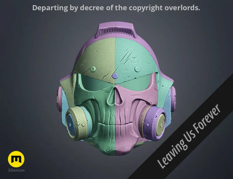 Space Marine Helmet - Vanguard Phobos