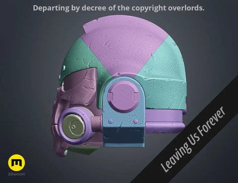 Space Marine Helmet - Vanguard Phobos