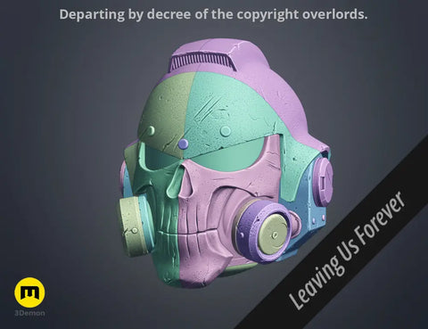 Space Marine Helmet - Vanguard Phobos