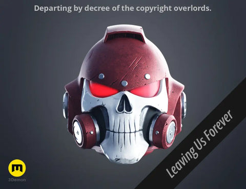 Space Marine Helmet - Vanguard Phobos