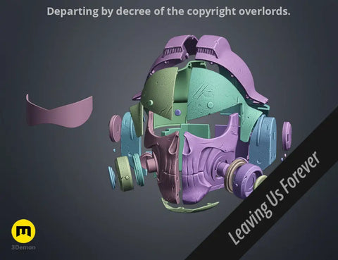 Space Marine Helmet - Vanguard Phobos