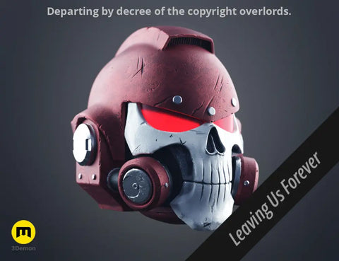 Space Marine Helmet - Vanguard Phobos