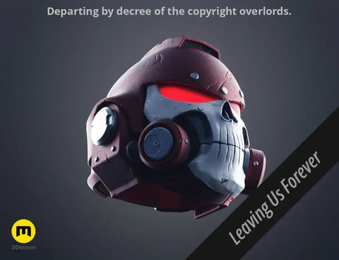 Space Marine Helmet - Vanguard Phobos