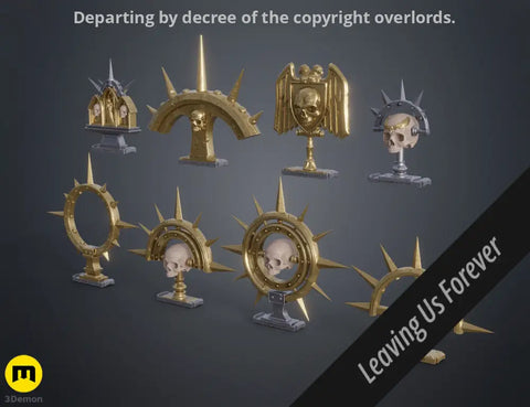 Space Marine Jetpack Iron Halo set