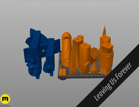 Space Marine Jetpack Iron Halo set