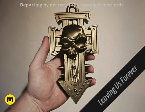 Space Marine Purity Trophy Cross