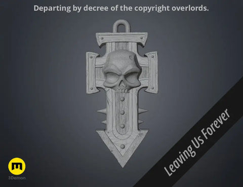 Space Marine Purity Trophy Cross