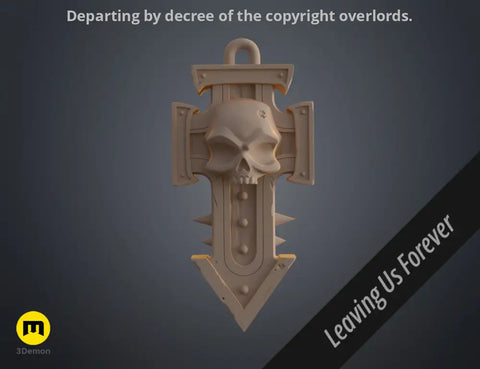 Space Marine Purity Trophy Cross