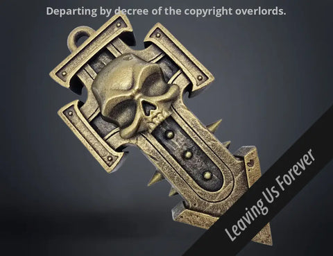 Space Marine Purity Trophy Cross