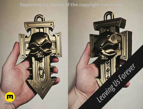 Space Marine Purity Trophy Cross