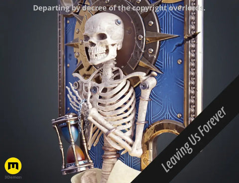 Space Marine Skeleton Storm Shield