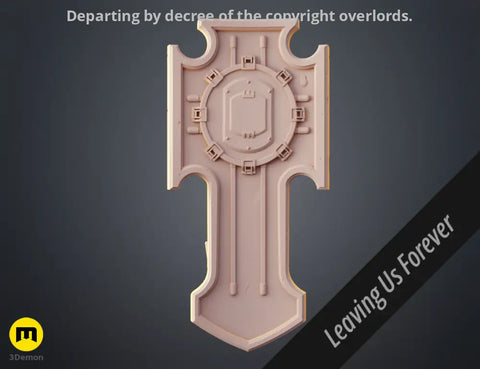 Space Marine Skeleton Storm Shield