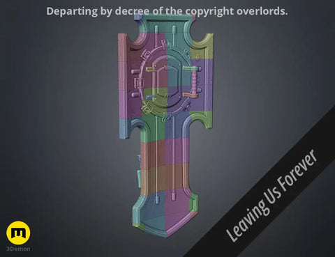 Space Marine Skeleton Storm Shield