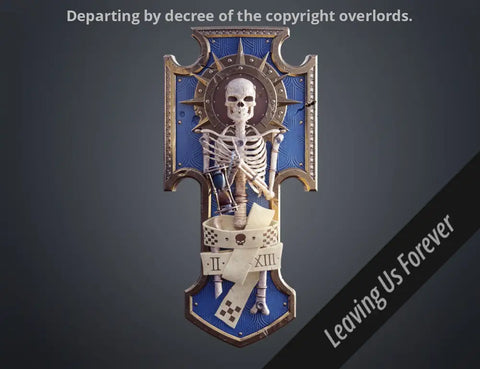 Space Marine Skeleton Storm Shield