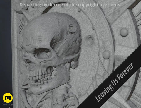 Space Marine Skeleton Storm Shield