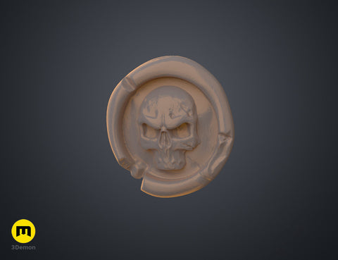 Space marine Purity Seal badge magnet