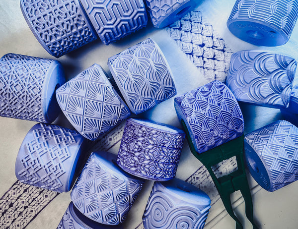 Texture Rollers — Art Deco Patterns