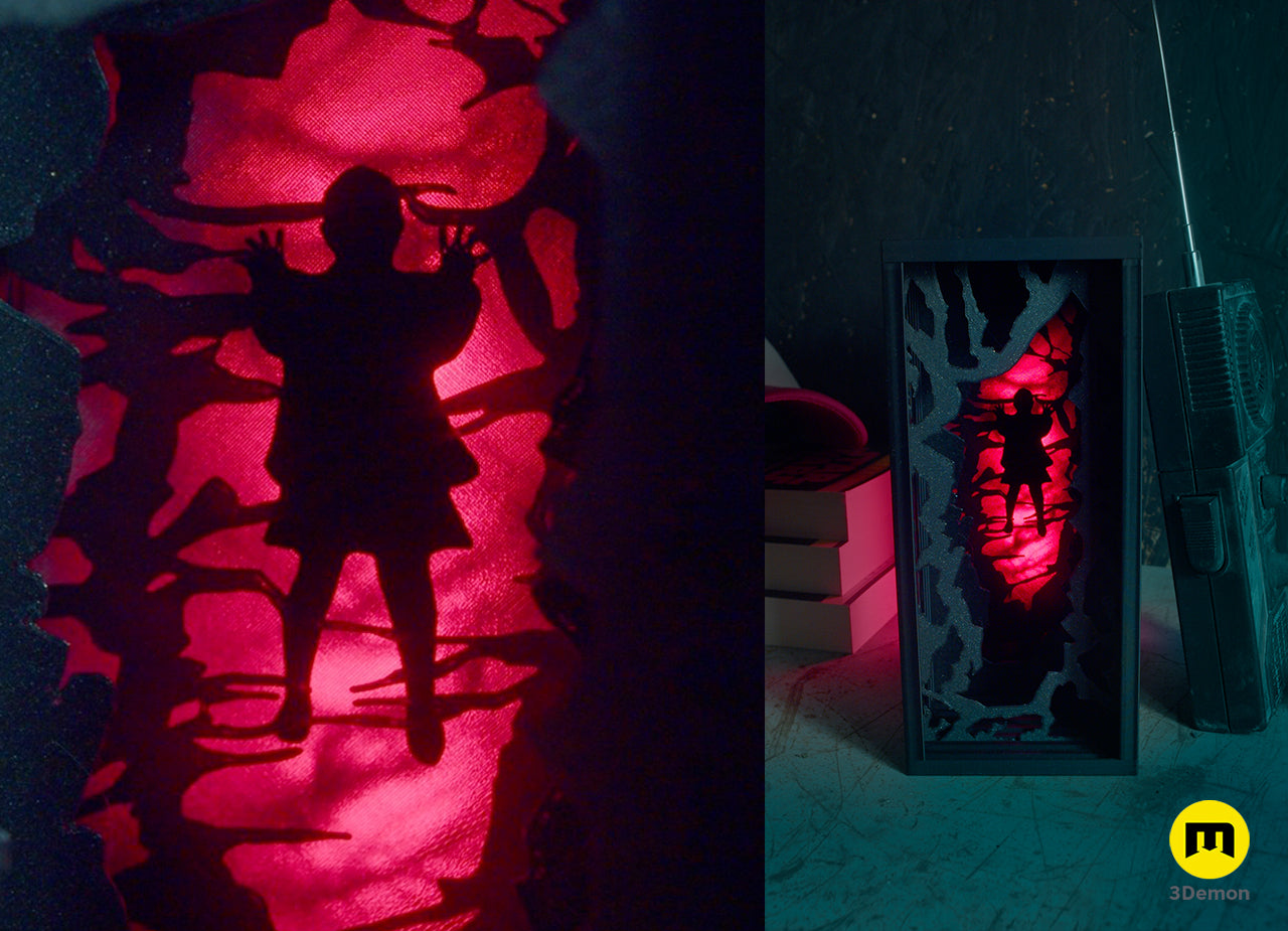 Stranger Things Book Nook Lamp | Bookshelf Insert | 3Demon