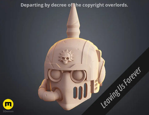 Tempestus Scions Helmet and Masks