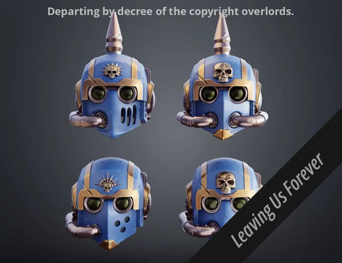 Tempestus Scions Helmet and Masks
