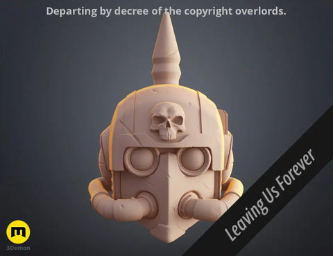 Tempestus Scions Helmet and Masks