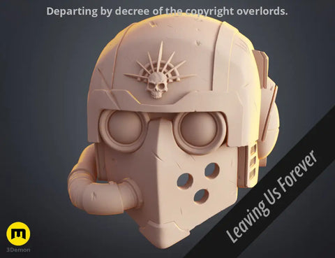 Tempestus Scions Helmet and Masks