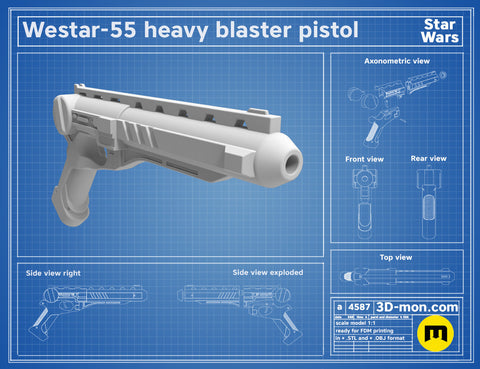 Westar-55 Heavy Blaster Pistol