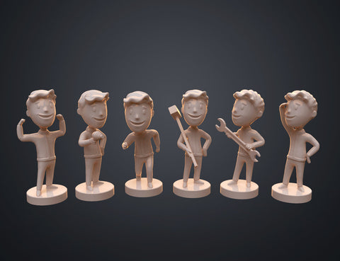 Vault Boy Bobblehead figures - Fallout