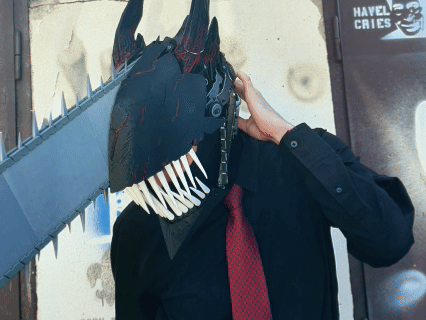 Chainsaw Man True Devil Form helmet