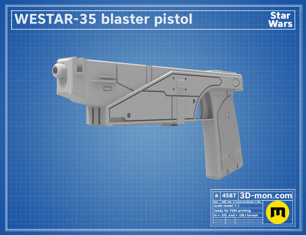 Westar-35 Bo-Katan Animated Blaster