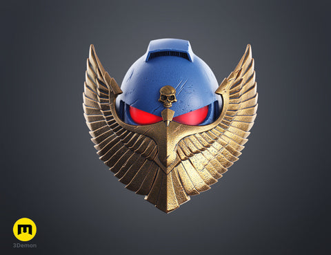 Space Marine Helmet - Bulwark Relic Secundus