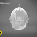 Printable 3D model of smuggler pilot Helmet, front view with visor detail, 3D print cosplay prop