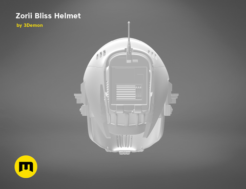 Printable 3D model of smuggler pilot Helmet, front view with visor detail, 3D print cosplay prop