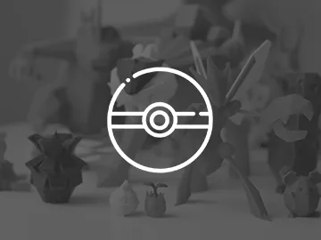 Pokemon low poly figures — 3D print STL collection
