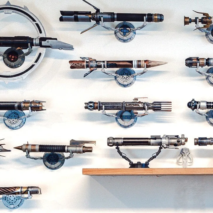 Jedi Survivor customizable lightsaber hilts — 3D printed collection