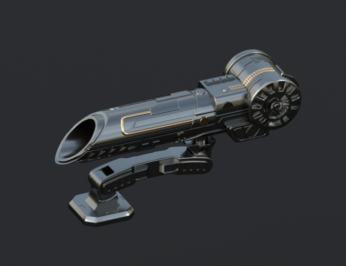 Predator Plasma Cannon — 3D printable STL model