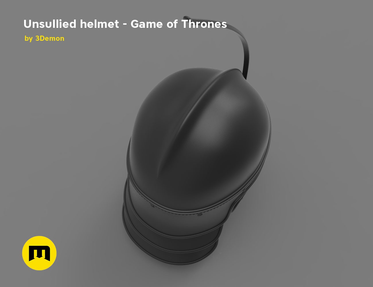 Game of Thrones Unsullied Helmet 3D print model