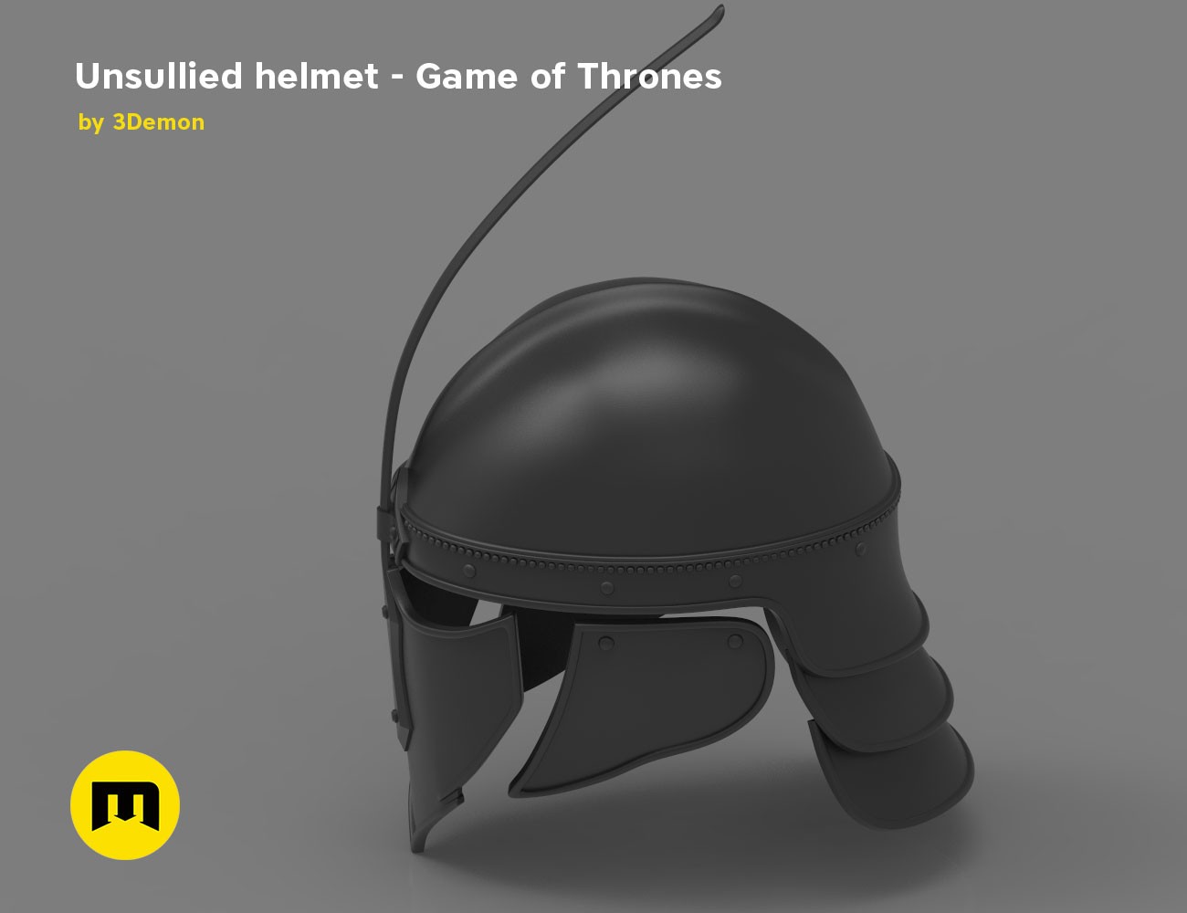 Game of Thrones Unsullied Helmet 3D print model