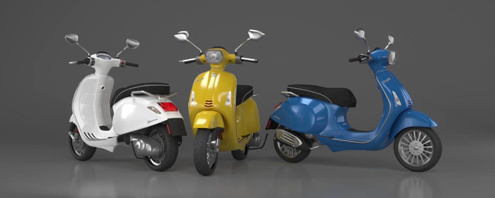 Vespa Sprint 3d Model