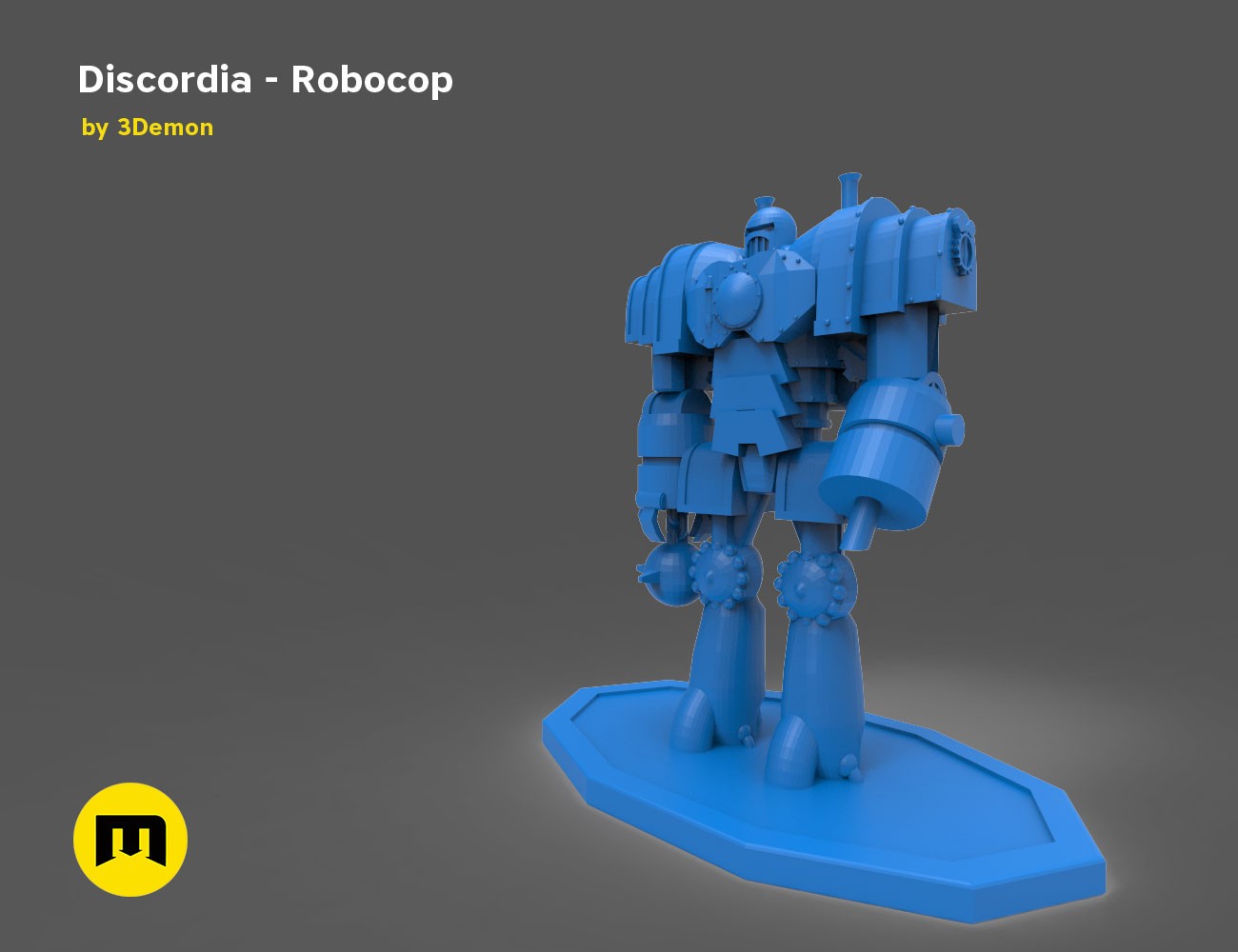 Discordia Cyberpunk board game figures 3D print model