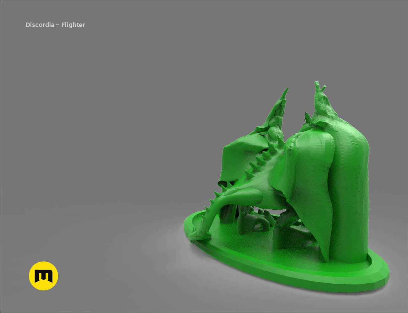 Discordia Forest board game figures 3D print model