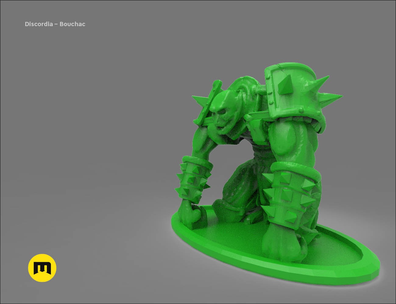 Discordia Forest board game figures 3D print model
